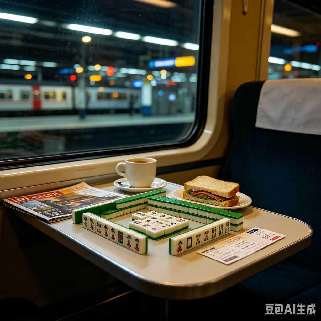 retro vintage mahjong set