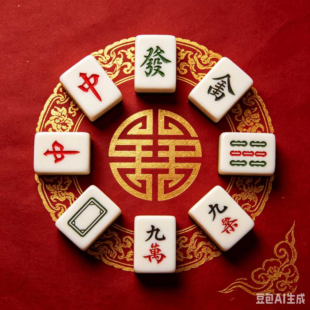 custom art mahjong set